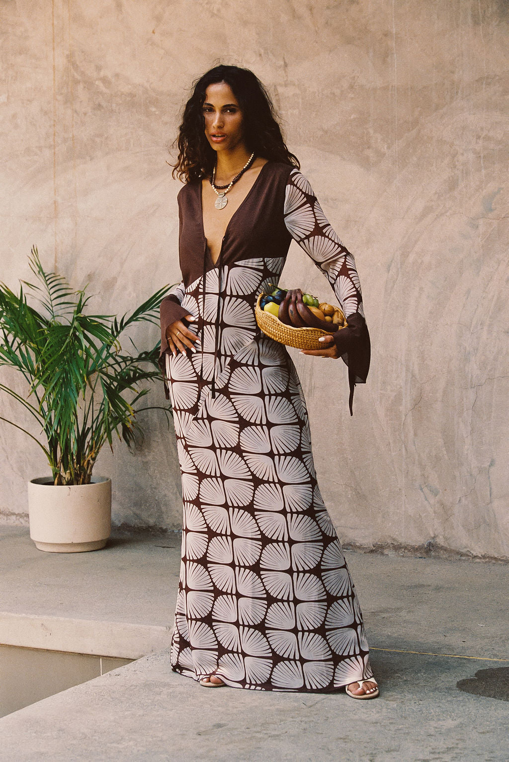 Thea Desenli Maxi Elbise