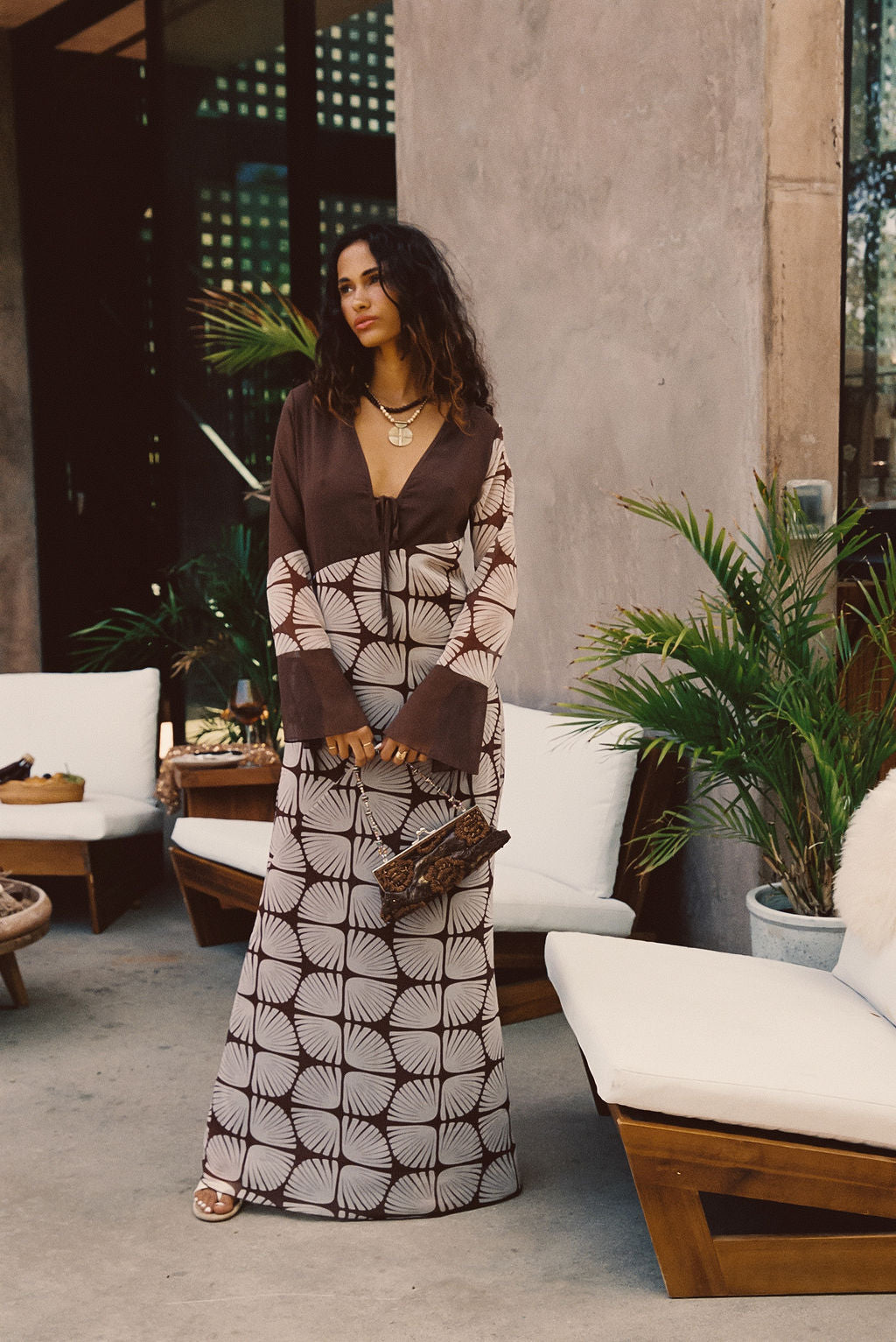 Thea Desenli Maxi Elbise