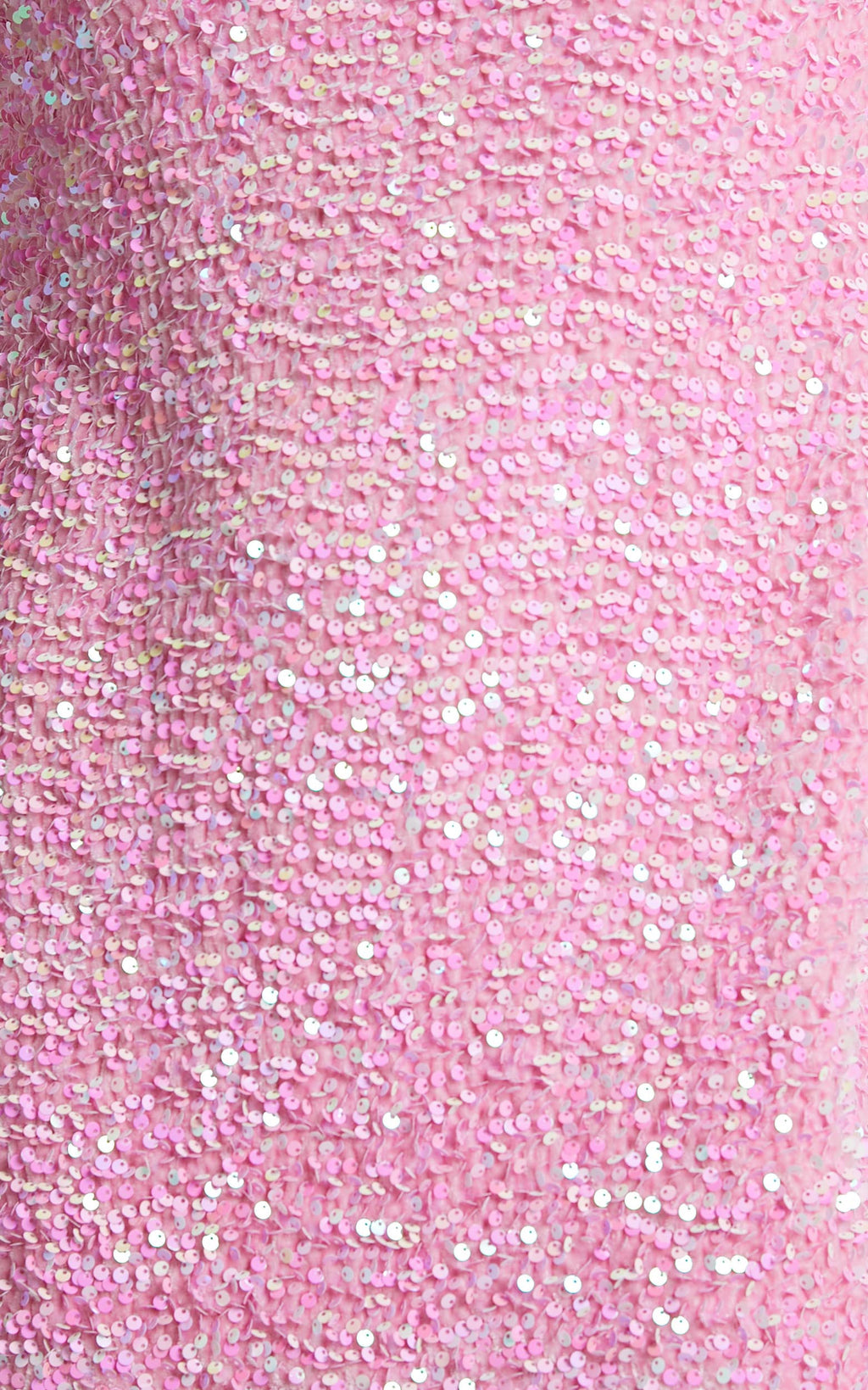 Valetta Mini Elbise - Pembe Payetli Düşük Sırtlı Düz Kesim Elbise