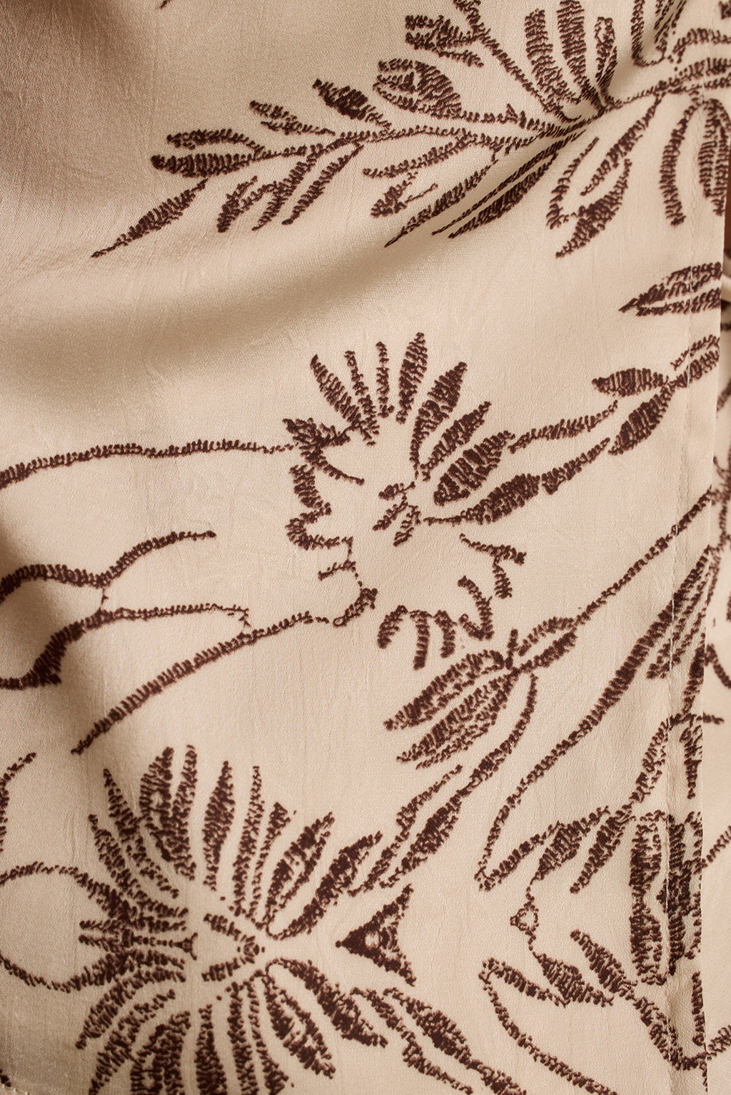 Vista Krem Çiçekli Mini Etek