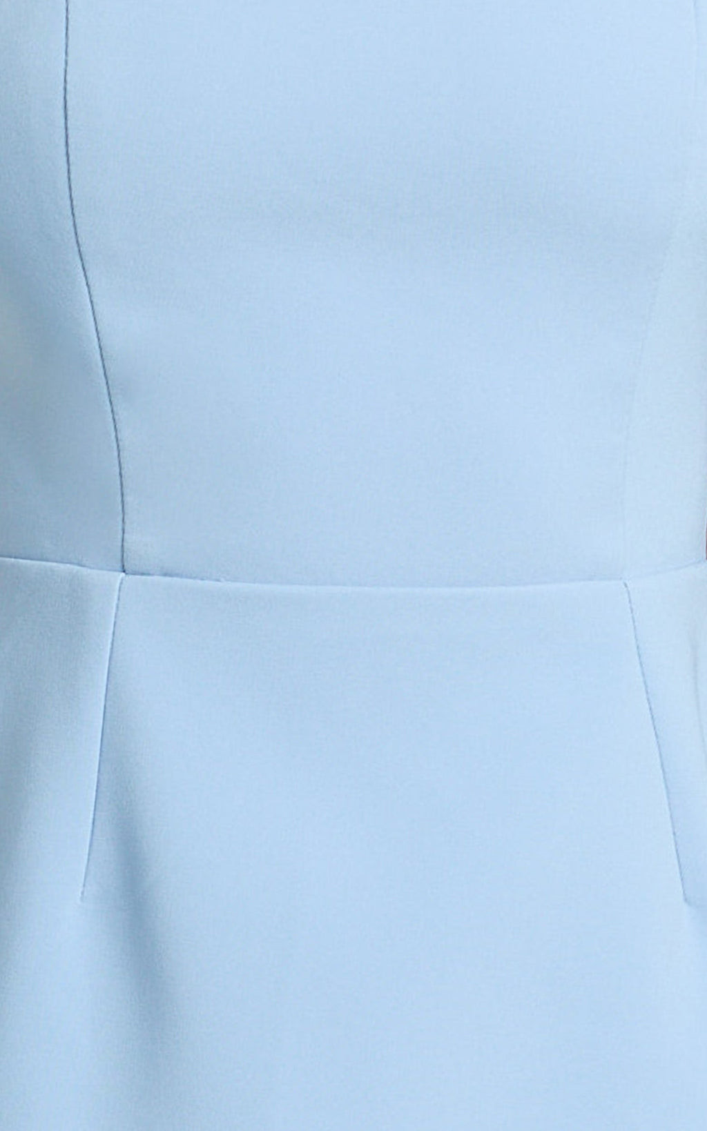 Yuna Mini Elbise - Mavi Kısa Kollu Açık Sırt Fit & Flare Lale Etek Elbise