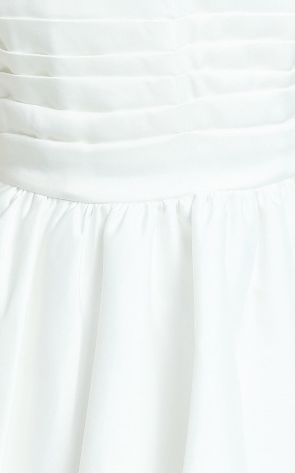 Bianca Mini Elbise - Straplez Fit & Flare Elbise - Kırık Beyaz